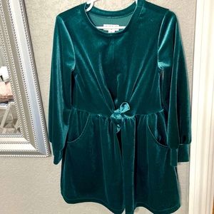 Green toddler dress